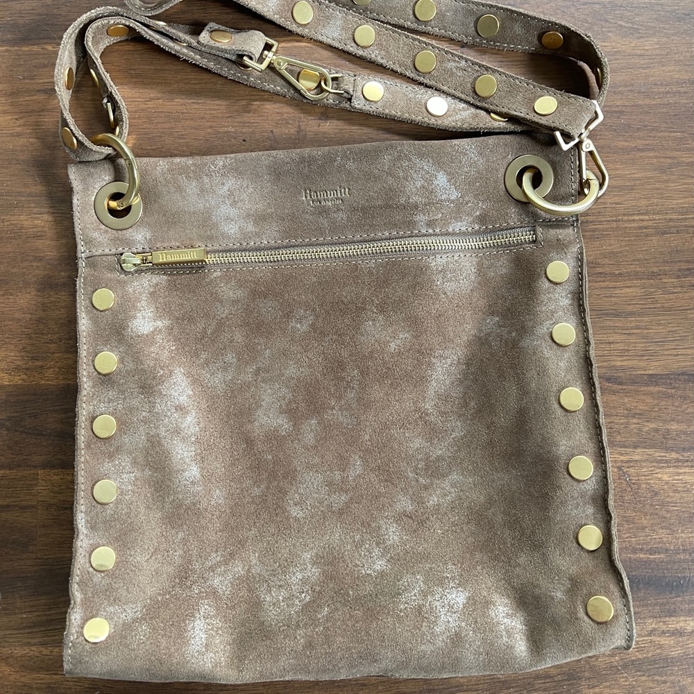 Hammitt Large Paul/Large Tony in Nebula Tan with Brushed Gold hardware